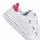 Running Shoes for Kids Adidas Advantage Court White