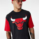 Camiseta de Manga Corta Hombre New Era NBA Colour Insert Chicago Bulls Negro