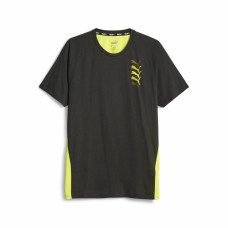 Camiseta de Manga Corta Hombre Puma Fit Triblend Ul Negro