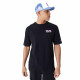 Camiseta de Manga Corta Hombre New Era  WORDMARK OS TEE NEYYAN 60435524  Negro (L)