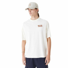 Camiseta de Manga Corta Hombre New Era  WORDMARK OS TEE NEYYAN 60435536  Blanco (S)