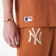 Men’s Short Sleeve T-Shirt New Era LEAGUE ESSNTLS LC OS TEE NEYYAN 60435552 Brown (L)
