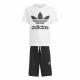 Conjunto Deportivo para Niños Adidas Adicolor  Blanco