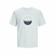 Men’s Short Sleeve T-Shirt Jack & Jones cobin Aquamarine Men