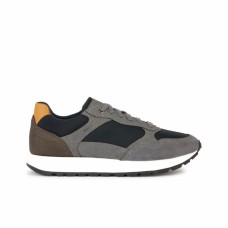 Zapatillas Casual Hombre Geox Vicenda Gris