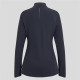 Camiseta de Manga Larga Unisex Odlo 1/2 Zip Zeroweight Negro