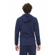 Sudadera con Capucha y Cremallera Hombre Puma Evostripe Full-Zip Azul marino