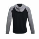 Sudadera con Capucha Hombre Under Armour  Wordmark Colorblock Negro