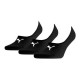 Calcetines Tobilleros Deportivos Puma Negro 3 pares