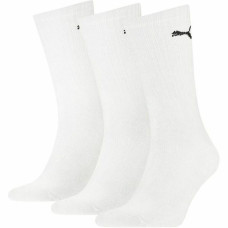 Calcetines Deportivos Puma Crew Blanco Unisex (3 pcs)