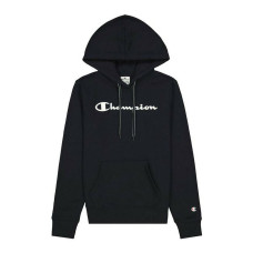 Sudadera con Capucha Mujer Champion Script Azul oscuro