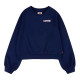 Sudadera sin Capucha Niña Levi's Benchwarmer Azul oscuro