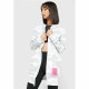 Chaqueta Deportiva para Mujer Calvin Klein Full Zip Blanco