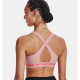 Sujetador Deportivo Under Armour  Crossback Mid Rosa