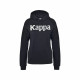 Sudadera con Capucha Mujer Kappa Yutsuko Negro