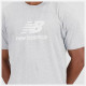 Camiseta de Manga Corta Hombre New Balance Essentials Gris