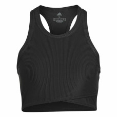 Top Deportivo de Mujer Adidas Studio Wrapeed Rib Negro