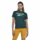 Camiseta de Manga Corta Mujer Reebok  Identity Cian