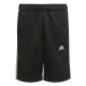 Sport Shorts for Kids Adidas  D2M 3 Stripes Black