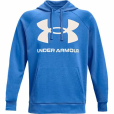 Sudadera con Capucha Hombre Under Armour Rival Big Logo Azul