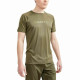 Camiseta de Manga Corta Craft Core Essence Logo Verde