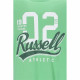Camiseta de Manga Corta Hombre Russell Athletic Amt A30101 Verde Verde Claro