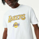Camiseta de baloncesto New Era NBA LA Lakers Blanco
