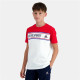 Children’s Short Sleeve T-Shirt Le coq sportif  N°2 Tricolore White