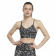 Sujetador Deportivo Reebok Workout Ready Negro Gris
