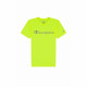 Camiseta de Manga Corta Hombre Champion Crewneck Verde limón