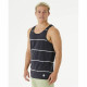 Men's Sleeveless T-shirt Rip Curl Swc Rails Tank Black