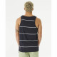 Men's Sleeveless T-shirt Rip Curl Swc Rails Tank Black
