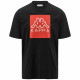 Camiseta de Manga Corta Hombre Kappa Ediz CKD Negro