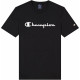 Camiseta de Manga Corta Hombre Champion Crewneck Negro