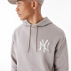 Sudadera con Capucha Mujer New Era League Essential New York Marrón
