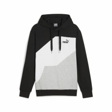 Sudadera con Capucha Hombre Puma Power Colorblock Negro