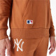 Sudadera con Capucha Mujer New Era League Essential New York Marrón