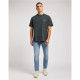 Men’s Short Sleeve T-Shirt Lee Loose Logo Black