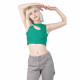 Camiseta de Manga Corta Mujer 24COLOURS Verde