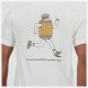 Camiseta de Manga Corta Hombre New Balance Sport Essentials Barrel Blanco