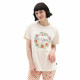 Camiseta de Manga Corta Mujer Vans Wreath Of Flowers Bff Tee-B 