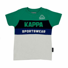 Camiseta de Manga Corta Infantil Kappa 8056M00058 Verde oscuro
