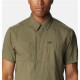 Camiseta de Manga Corta Hombre Columbia Silver Ridge™ Utility Oliva