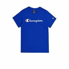 Camiseta de Manga Corta Infantil Champion Crewneck Azul