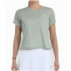 Camiseta de Manga Corta Mujer Bullpadel Batis  Azul