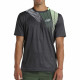 Camiseta Deportiva de Manga Corta Bullpadel liria  Negro