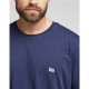 Camiseta Deportiva de Manga Corta Lee Ss Patch Logo  Azul