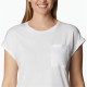 Camiseta de Manga Corta Mujer Columbia Trek™  Blanco