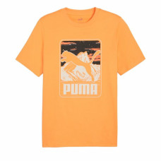 Camiseta de Manga Corta Hombre Puma Graphics Mountain e Clementine  Naranja