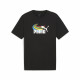 Men’s Short Sleeve T-Shirt Puma  GRAPHICS Summer Black